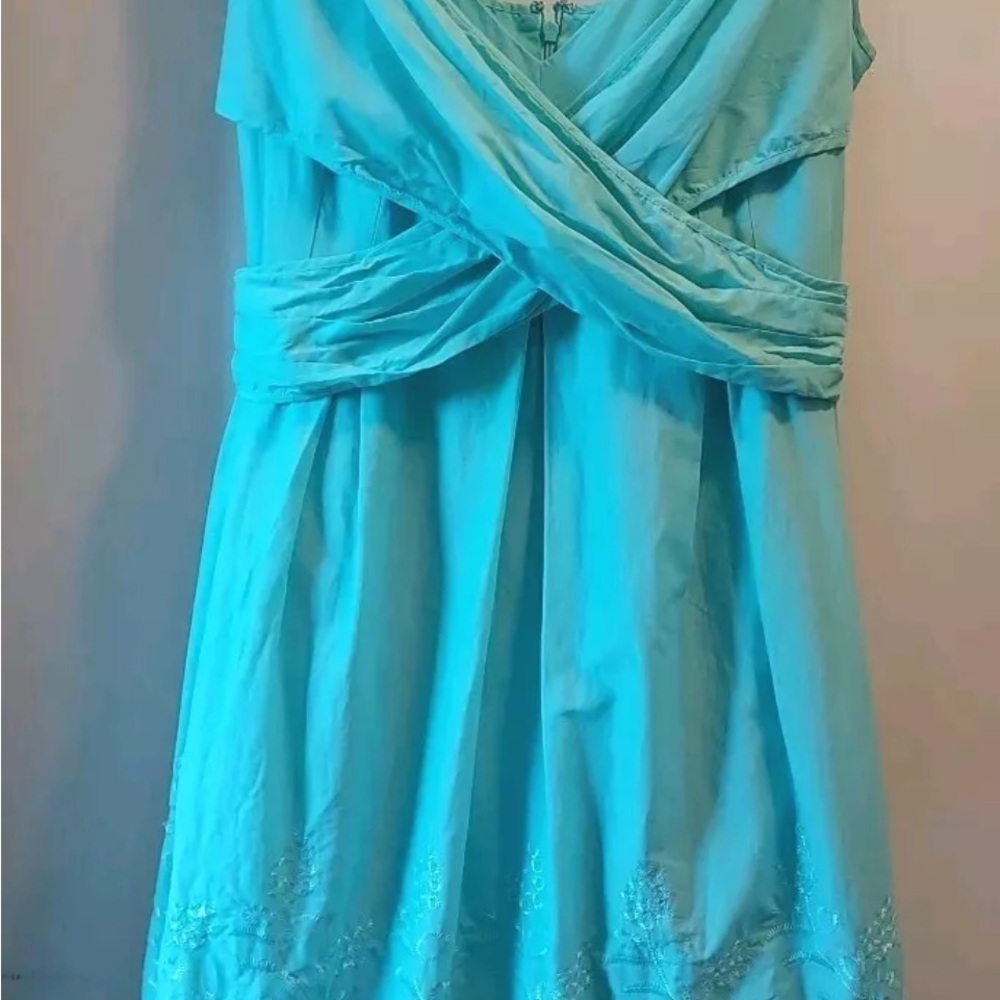Dress Barn Turquoise Wrap Dress
